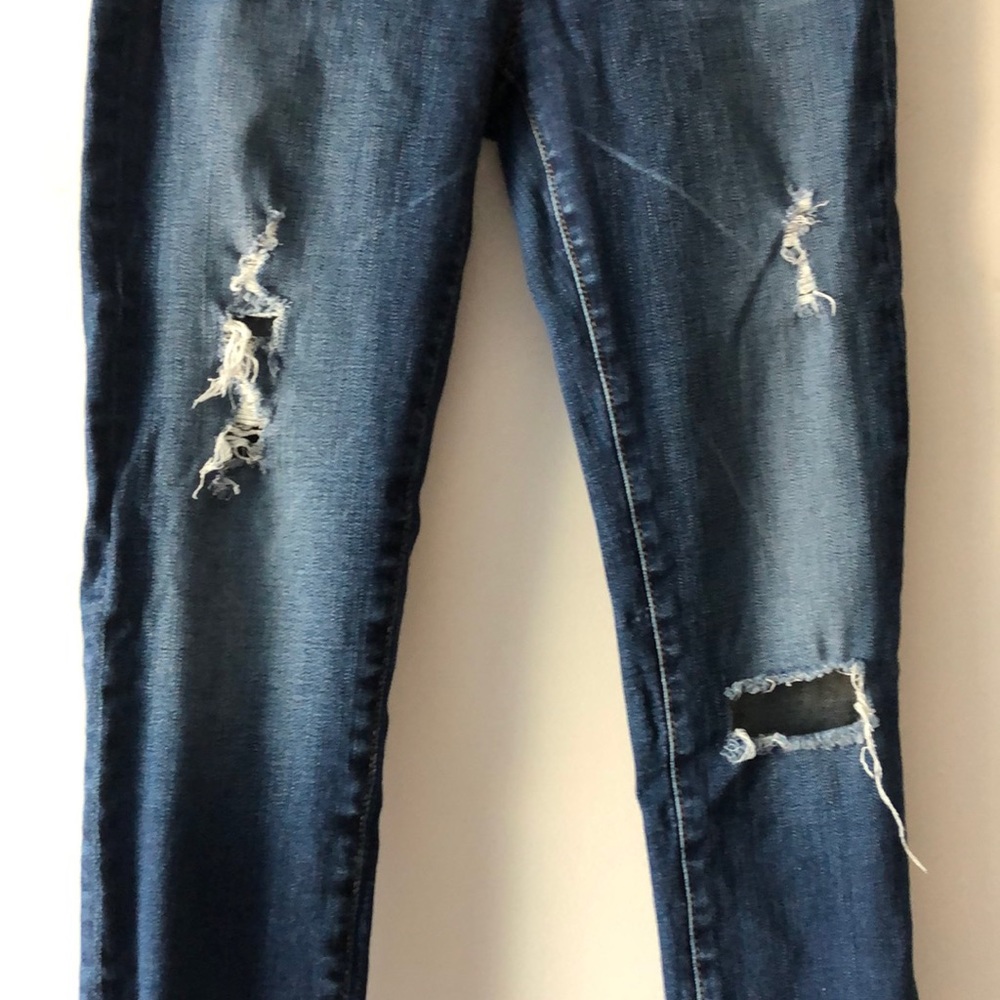 Adriando Goldschmied Distressed Skinny Ankle Jeans - Picture 3 of 14